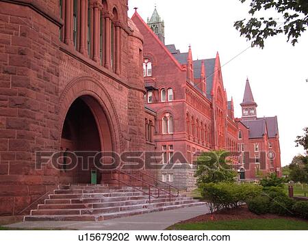 Stock Image -  Burlington, VT, Vermont, Billings Student Center, Billings Library. Fotosearch