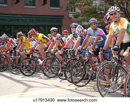 Burlington, VT, Vermont, Green Mountain Stage Race, Criterium, starting line, men bikers View Large Photo Image Stock Image - Burlington, VT, Vermont, Green Mountain Stage Race, Criterium, starting line, men bikers. Fotosearch