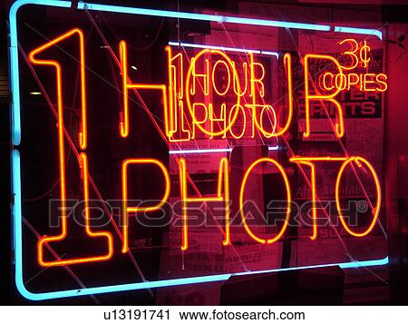 Burlington, VT, Vermont, Neon sign, 1 Hour Photo Shop, downtown, double exposure View Large Photo Image Stock Image - Burlington, VT, Vermont, Neon sign, 1 Hour Photo Shop, downtown, double exposure. Fotosearch