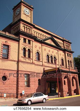 Picture -  Calumet, MI, Michigan, Historic Downtown, Calumet Theatre. Fotosearch