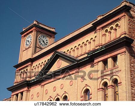 Stock Image -  Calumet, MI, Michigan, Historic Downtown, Calumet Theatre. Fotosearch