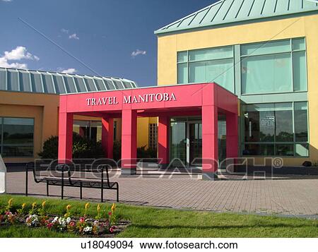 Picture -  Canada, MB, Manitoba, Welcome Center. Fotosearch