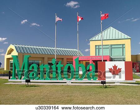 Canada, MB, Manitoba, Welcome Center View Large Photo Image Picture - Canada, MB, Manitoba, Welcome Center. Fotosearch
