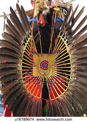 Picture -  Charlotte, VT, Vermont, Intertribal Pow-Wow, ceremony, tribal gathering. Fotosearch