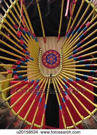 Picture -  Charlotte, VT, Vermont, Intertribal Pow-Wow, ceremony, tribal gathering. Fotosearch
