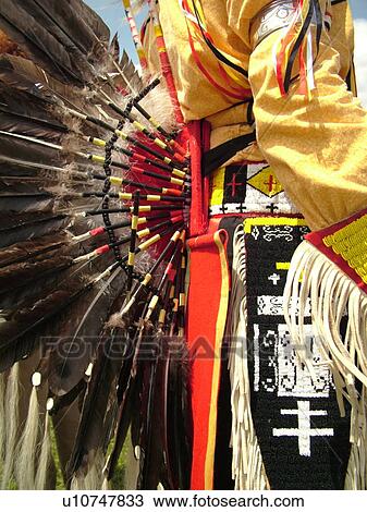 Stock Image -  Charlotte, VT, Vermont, Intertribal Pow-Wow, ceremony, tribal gathering. Fotosearch