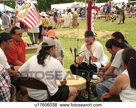 Charlotte, VT, Vermont, Intertribal Pow-Wow, ceremony, tribal gathering, drummers, singers View Large Photo Image Stock Photo - Charlotte, VT, Vermont, Intertribal Pow-Wow, ceremony, tribal gathering, drummers, singers. Fotosearch