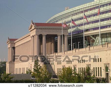Chicago, IL, Illinois, Windy City, downtown skyline, Burnham Park, Soldier Field, NFL, Football, Chicago Bears View Large Photo Image Picture - Chicago, IL, Illinois, Windy City, downtown skyline, Burnham Park, Soldier Field, NFL, Football, Chicago Bears. Fotosearch