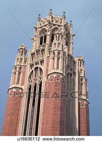 Stock Image -  Chicago, IL, Illinois, Windy City, Hyde Park, Midway Area, University of Chicago, Chicago Theological Seminary. Fotosearch