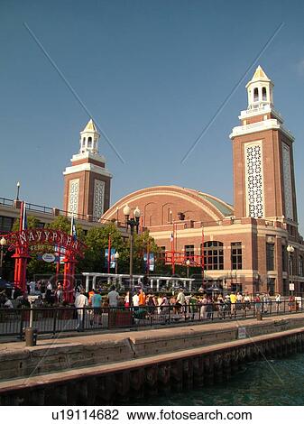 Chicago, IL, Illinois, Windy City, Navy Pier, Navy Pier Park View Large Photo Image Stock Image - Chicago, IL, Illinois, Windy City, Navy Pier, Navy Pier Park. Fotosearch