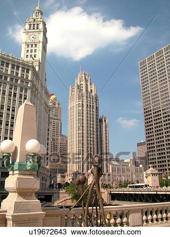 Chicago, IL, Illinois, Windy City, Downtown, skyline View Large Photo Image Stock Image - Chicago, IL, Illinois, Windy City, Downtown, skyline. Fotosearch