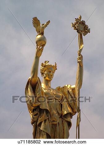 Chicago, IL, Illinois, Windy City, Hyde Park, Midway Area, Statue of the Republic, Golden Lady, Harper Memorial Library View Large Photo Image Stock Image - Chicago, IL, Illinois, Windy City, Hyde Park, Midway Area, Statue of the Republic, Golden Lady, Harper Memorial Library. Fotosearch