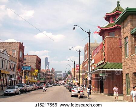 Chicago, IL, Illinois, Windy City, Chinatown View Large Photo Image Stock Photograph - Chicago, IL, Illinois, Windy City, Chinatown. Fotosearch
