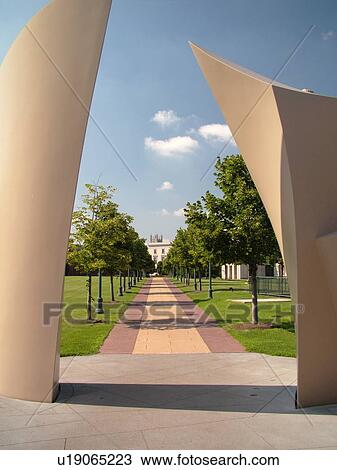 Stock Image -  Cleveland, OH, Ohio, Case Western Reserve University, Art Institute, University Circle Area. Fotosearch
