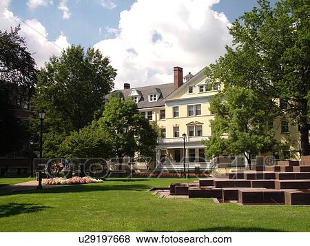 Stock Photo -  Cleveland, OH, Ohio, Case Western Reserve University, Mather College, Historic District, 1892 Guilford House, University Circle Area. Fotosearch