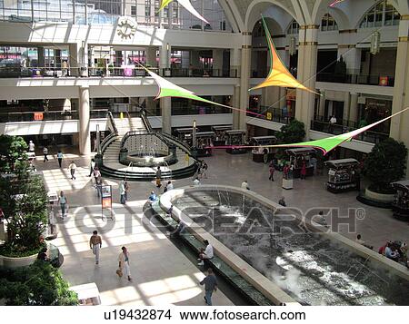 Cleveland, OH, Ohio, Downtown, Tower City Center, interior, shopping, dining, entertainment complex, mall View Large Photo Image Picture - Cleveland, OH, Ohio, Downtown, Tower City Center, interior, shopping, dining, entertainment complex, mall. Fotosearch