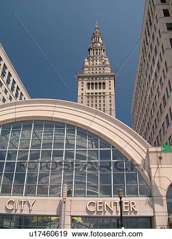 Cleveland, OH, Ohio, Downtown, Tower City Center View Large Photo Image Stock Photo - Cleveland, OH, Ohio, Downtown, Tower City Center. Fotosearch