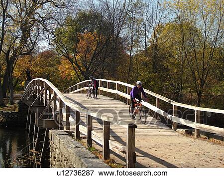 Concord, MA, Massachusetts, Lexington, Minute Man National Historical Park, North Bridge View Large Photo Image Stock Photo - Concord, MA, Massachusetts, Lexington, Minute Man National Historical Park, North Bridge. Fotosearch