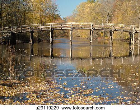 Concord, MA, Massachusetts, Lexington, Minute Man National Historical Park, North Bridge View Large Photo Image Stock Photo - Concord, MA, Massachusetts, Lexington, Minute Man National Historical Park, North Bridge. Fotosearch