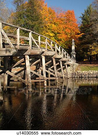 Concord, MA, Massachusetts, Lexington, Minute Man National Historical Park, North Bridge View Large Photo Image Stock Photography - Concord, MA, Massachusetts, Lexington, Minute Man National Historical Park, North Bridge. Fotosearch