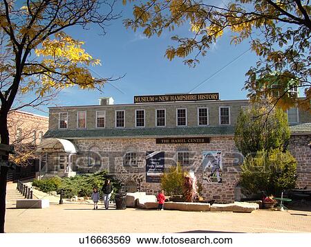 Stock Photo -  Concord, NH, New Hampshire, Museum of New Hampshire History, The Hamel Center. Fotosearch