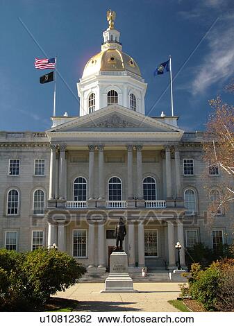 Stock Image -  Concord, NH, New Hampshire, State House, State Capitol. Fotosearch