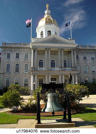 Stock Photograph -  Concord, NH, New Hampshire, State House, State Capitol. Fotosearch