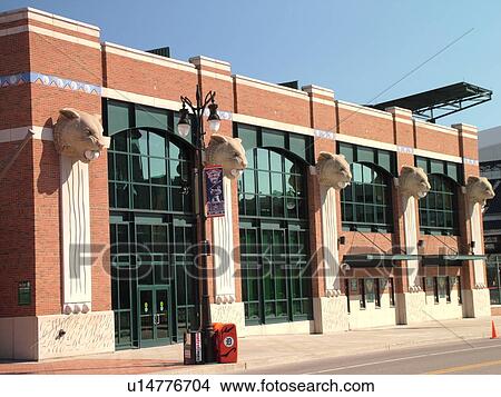 Picture -  Detroit, MI, Michigan, Motor City, Comerica Park, Stadium, Detroit Tigers, MLB, Baseball. Fotosearch