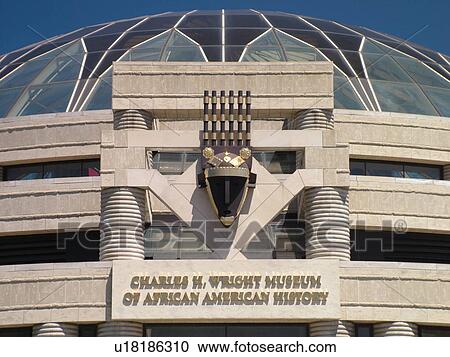 Stock Image -  Detroit, MI, Michigan, Motor City, Charles H. Wright Museum of African American History. Fotosearch