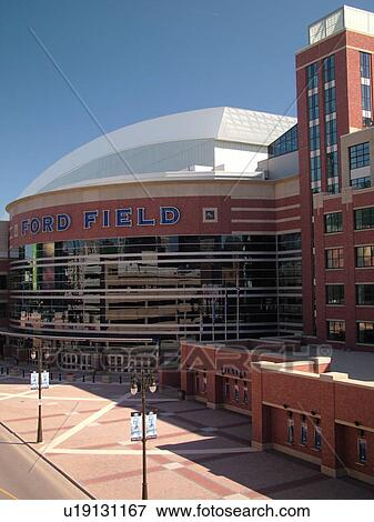 Detroit, MI, Michigan, Motor City, Ford Field, Stadium, Detroit Lions, Football, NFL View Large Photo Image Stock Photo -  Detroit, MI, Michigan, Motor City, Ford Field, Stadium, Detroit Lions, Football, NFL. Fotosearch