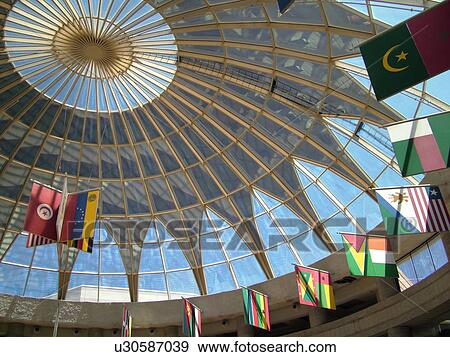 Stock Photo -  Detroit, MI, Michigan, Motor City, Charles H. Wright Museum of African American History, interior. Fotosearch