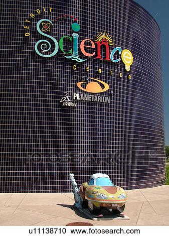 Detroit, MI, Michigan, Motor City, The New Detroit Science Center, CarTunes on Parade car sculpture View Large Photo Image Stock Image - Detroit, MI, Michigan, Motor City, The New Detroit Science Center, CarTunes on Parade car sculpture. Fotosearch