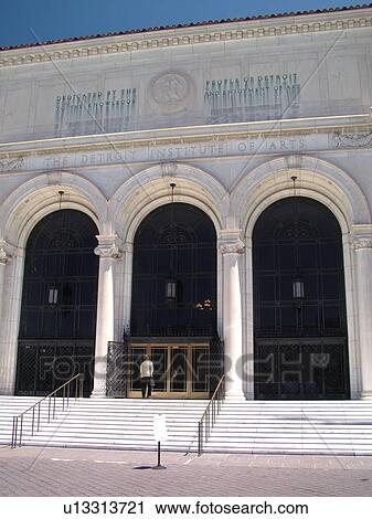 Stock Image -  Detroit, MI, Michigan, Motor City, The Detroit Institute of Arts. Fotosearch
