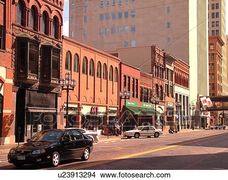 Picture -  Duluth, MN, Minnesota, Downtown, Superior Street. Fotosearch
