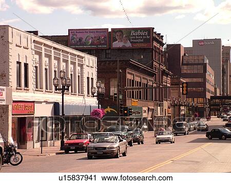 Stock Image -  Duluth, MN, Minnesota, Downtown, Superior Street. Fotosearch