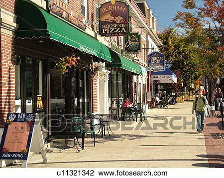 Durham, NH, New Hampshire, Downtown View Large Photo Image Stock Image - Durham, NH, New Hampshire, Downtown. Fotosearch