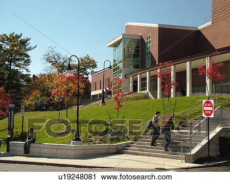 Stock Image -  Durham, NH, New Hampshire, University of New Hampshire, Memorial Union Building. Fotosearch