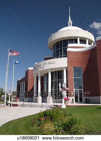 Stock Image -  East Grand Forks, MN, Minnesota, City Hall. Fotosearch