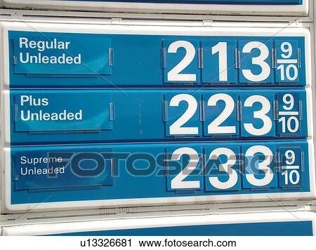 Exxon Gas Station, gas prices, sign, View Large Photo Image Stock Image - Exxon Gas Station, gas prices, sign, . Fotosearch