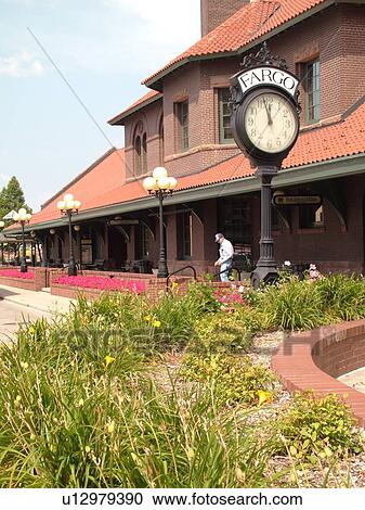 Fargo, ND, North Dakota, Depot, train station View Large Photo Image Stock Image - Fargo, ND, North Dakota, Depot, train station. Fotosearch
