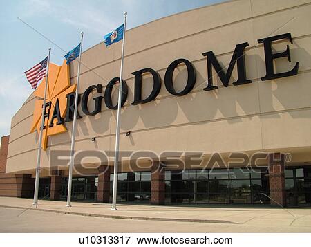Stock Photo -  Fargo, ND, North Dakota, North Dakota University, FargoDome. Fotosearch