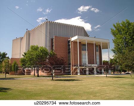 Picture -  Grand Forks, ND, North Dakota, University of North Dakota, campus, Chester Fritz Auditorium. Fotosearch