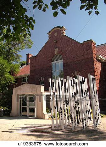 Stock Photography -  Grand Forks, ND, North Dakota, University of North Dakota, campus, Museum of Art. Fotosearch