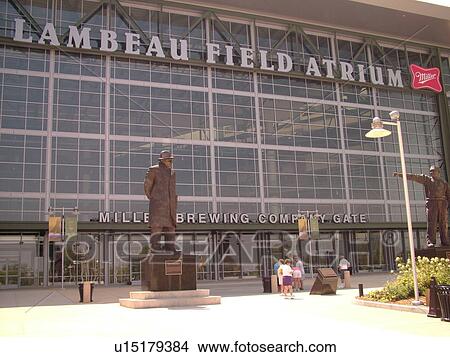 Picture -  Green Bay, WI, Wisconsin, Lambeau Field, NFL, football, Green Bay Packers. Fotosearch