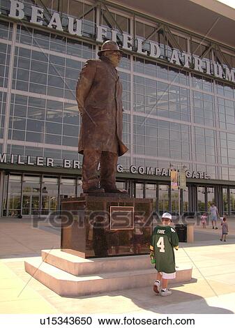 Green Bay, WI, Wisconsin, Lambeau Field, NFL, football, Green Bay Packers, Vincent (Vince) T. Lombardi Statue View Large Photo Image Stock Image - Green Bay, WI, Wisconsin, Lambeau Field, NFL, football, Green Bay Packers, Vincent (Vince) T. Lombardi Statue. Fotosearch