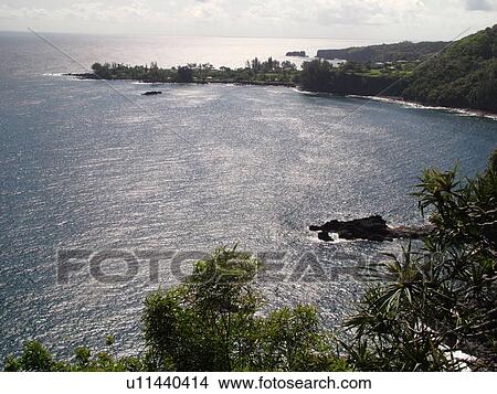 Hana Highway, Maui, HI, Hawaii, Hana Coast, Highway 360, East Maui, North Shore, Keanae Peninsula, Keanae Point View Large Photo Image Picture - Hana Highway, Maui, HI, Hawaii, Hana Coast, Highway 360, East Maui, North Shore, Keanae Peninsula, Keanae Point. Fotosearch
