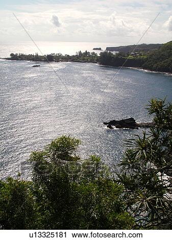 Hana Highway, Maui, HI, Hawaii, Hana Coast, Highway 360, East Maui, North Shore, Keanae Peninsula, Keanae Point View Large Photo Image Stock Image - Hana Highway, Maui, HI, Hawaii, Hana Coast, Highway 360, East Maui, North Shore, Keanae Peninsula, Keanae Point. Fotosearch