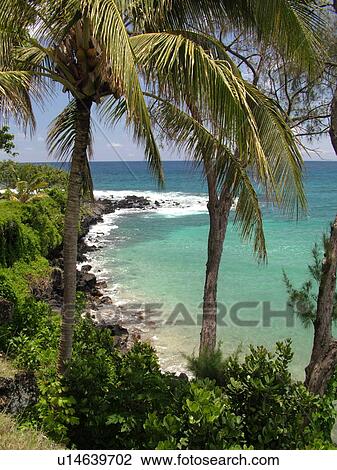 Stock Image -  Hana Highway, Maui, HI, Hawaii, Hana Coast, Highway 360, East Maui, North Shore, Hamoa Beach. Fotosearch