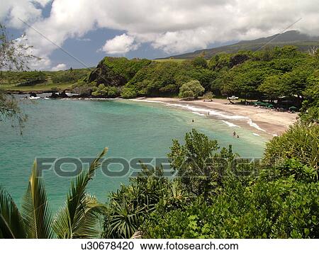 Hana Highway, Maui, HI, Hawaii, Hana Coast, Highway 360, East Maui, North Shore, Hamoa Beach View Large Photo Image Stock Image - Hana Highway, Maui, HI, Hawaii, Hana Coast, Highway 360, East Maui, North Shore, Hamoa Beach. Fotosearch