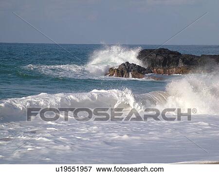 Hanalei, Princeville, Kauai, HI, Hawaii, North Shore, Lumahai Beach View Large Photo Image Stock Photo - Hanalei, Princeville, Kauai, HI, Hawaii, North Shore, Lumahai Beach. Fotosearch